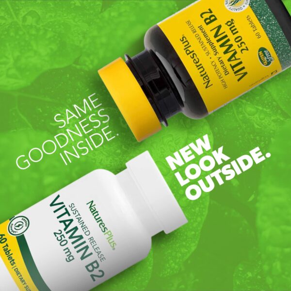 Caja exterior Natures Plus vitamina B2