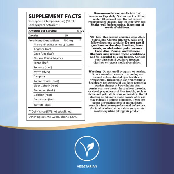 Caja Nature's Way Amargos Suecos extracto herbal tradicional