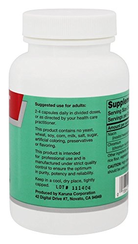 Caja del suplemento NiaPlex 120 cápsulas de Karuna Health