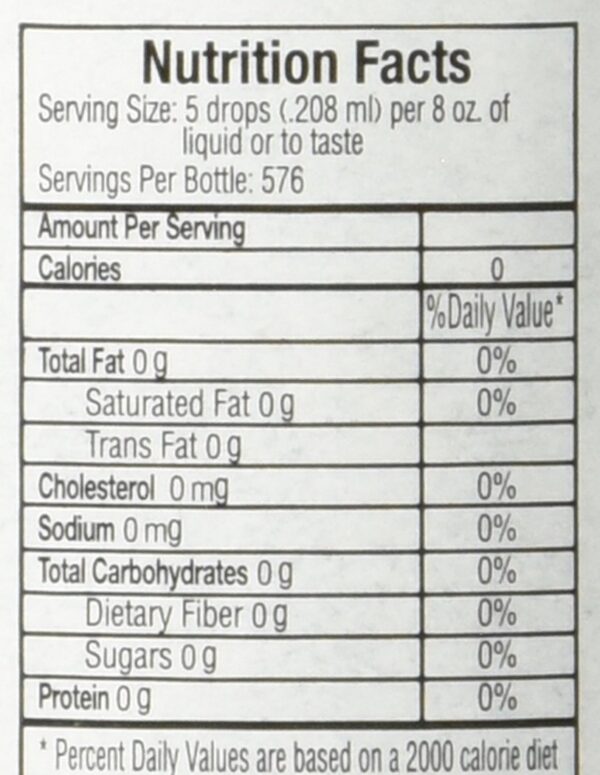 Caja paquete 2 SweetLeaf SteviaClear gotas líquidas endulzante keto