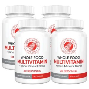 Caja paquete 4 Silver Fern multivitamínicos naturales 60 cápsulas