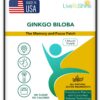Caja de parches transdérmicos Ginkgo Biloba Live To Shine