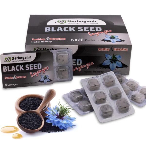 Caja de pastillas HERBOGANIC semilla negra