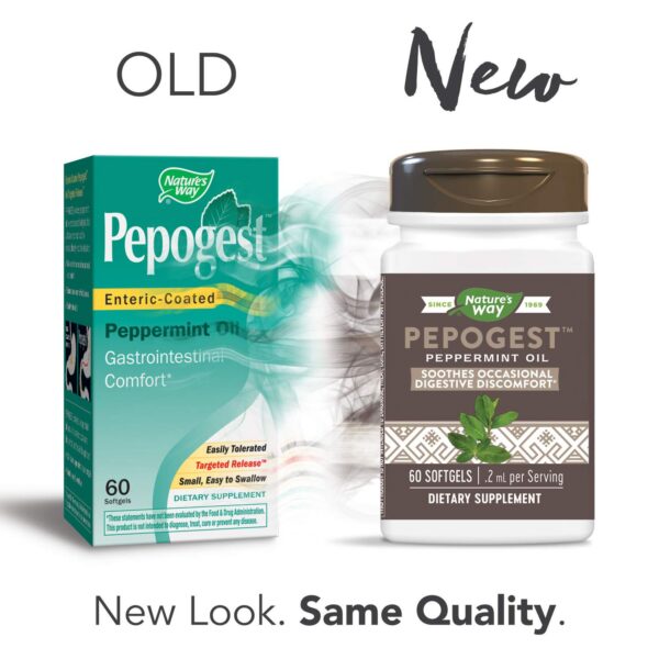 Caja Pepogest Nature's Way aceite menta alivio estomacal