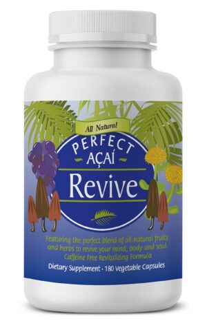 Caja Perfect Acai Revive con suplemento antioxidante 180 cápsulas