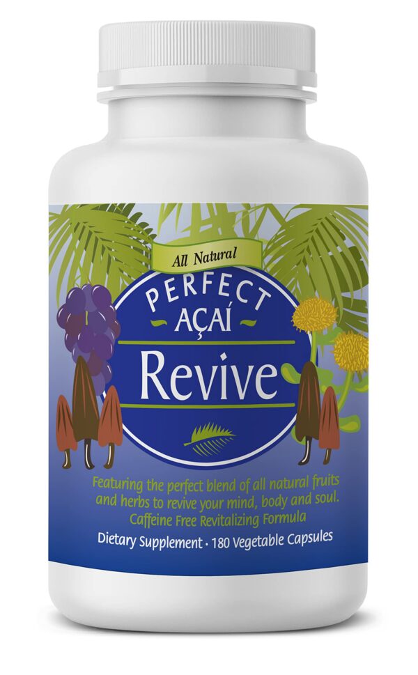 Version 1.0.0 Caja Perfect Acai Revive con suplemento antioxidante 180 cápsulas