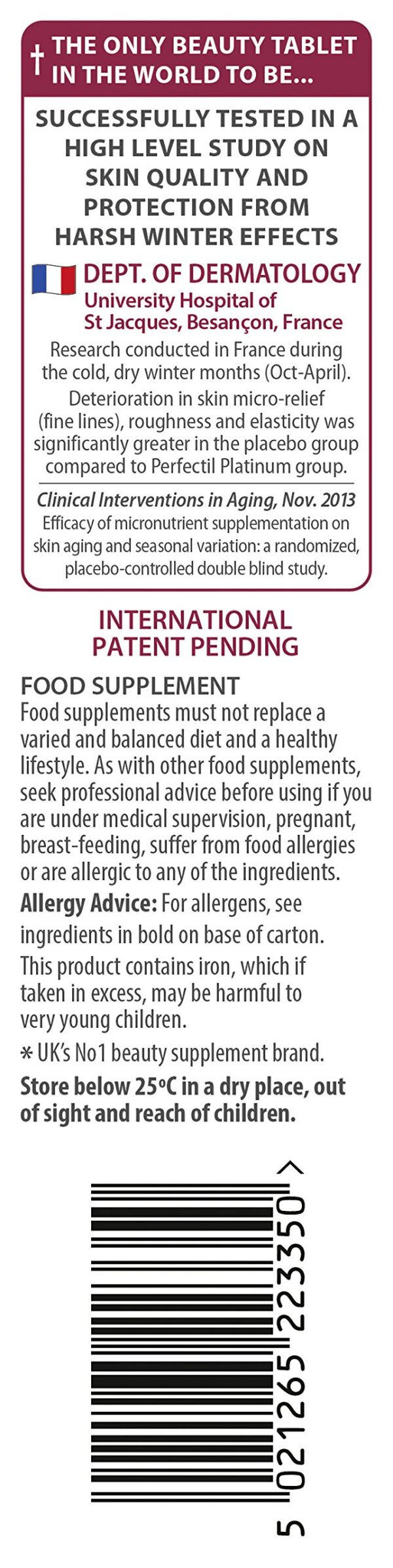 Caja Perfectil Platinum cuidado anti-edad para piel madura