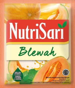 Caja de polvo instantáneo para bebida NutriSari Blewah melón