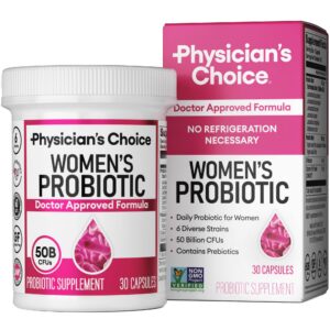 Caja de probióticos Physician's CHOICE para mujeres 30 cápsulas