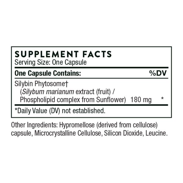 Caja producto THORNE Siliphos para hígado