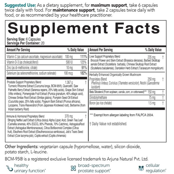Caja ProstaCaid EcoNugenics 120 cápsulas salud prostática