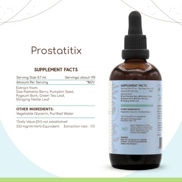 Caja Prostatitix B120 extracto sin alcohol salud prostática