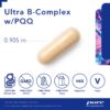 Caja Pure Encapsulations Ultra B-Complex suplemento PQQ vitaminas B