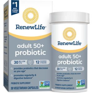 Version 1.0.0 Caja de Renew Life Probiótico Adultos 50 Plus 30 cápsulas