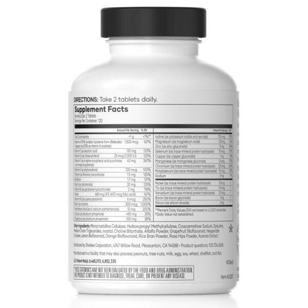 Caja Shaklee Vita-Lea multivitamínico hombre