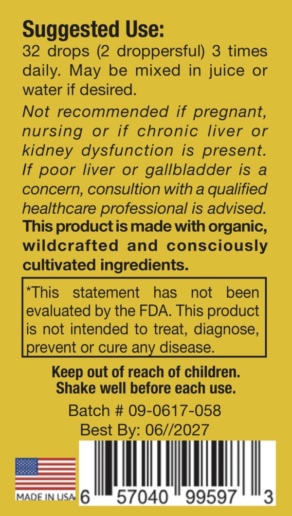 Caja SpeedyVite Herbal Liver Gallbladder Cleanse gotas