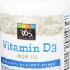 Caja suplemento 365 everyday value vitamina d3 cápsulas