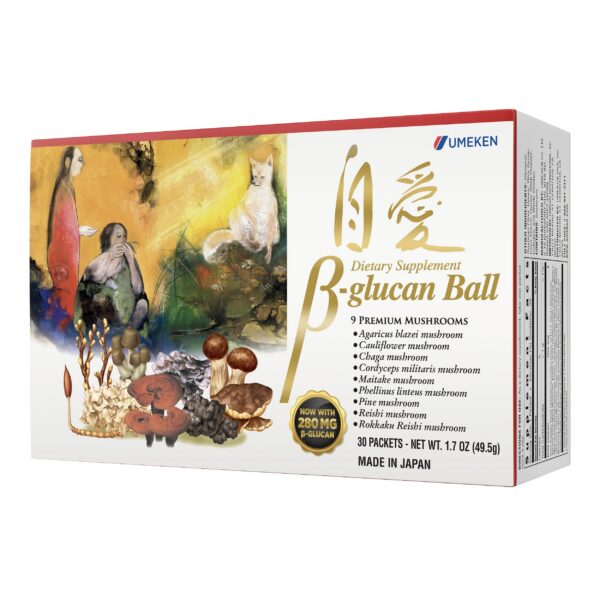 Version 1.0.0 Caja suplemento beta glucano Umeken 30 paquetes