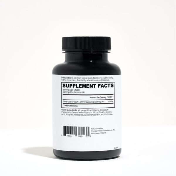 Version 1.0.0 Caja suplemento BioFolate SEDDS forma activa de ácido fólico