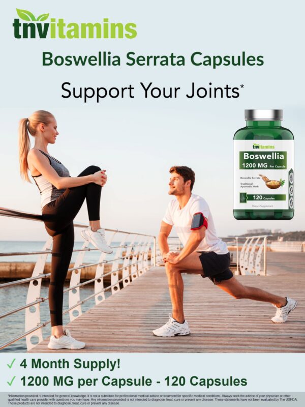 Caja del suplemento de boswellia serrata y cúrcuma