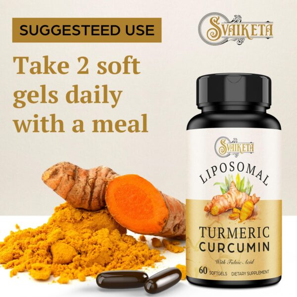 Caja suplemento cúrcuma Svaiketa 2000mg cápsulas veganas antioxidantes