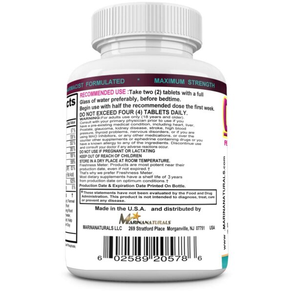 Caja de suplemento natural CURVIMAX para pecho femenino