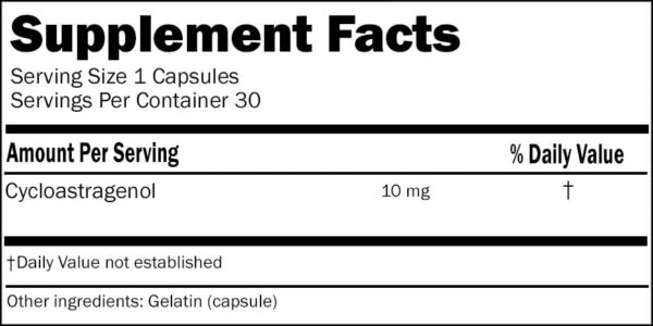 Caja suplemento Cycloastragenol 10mg HealthSpan Plus Labs