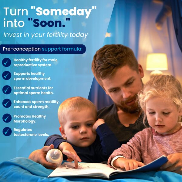 Caja suplemento fertilidad masculina Sapir 90 cápsulas