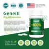 Caja del suplemento GENEIII L-Ergothioneine para longevidad