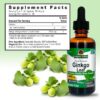 Version 1.0.0 Suplemento de ginkgo biloba líquido sin gluten Nature's Answer