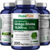 Caja de suplemento Ginkgo Biloba NusaPure