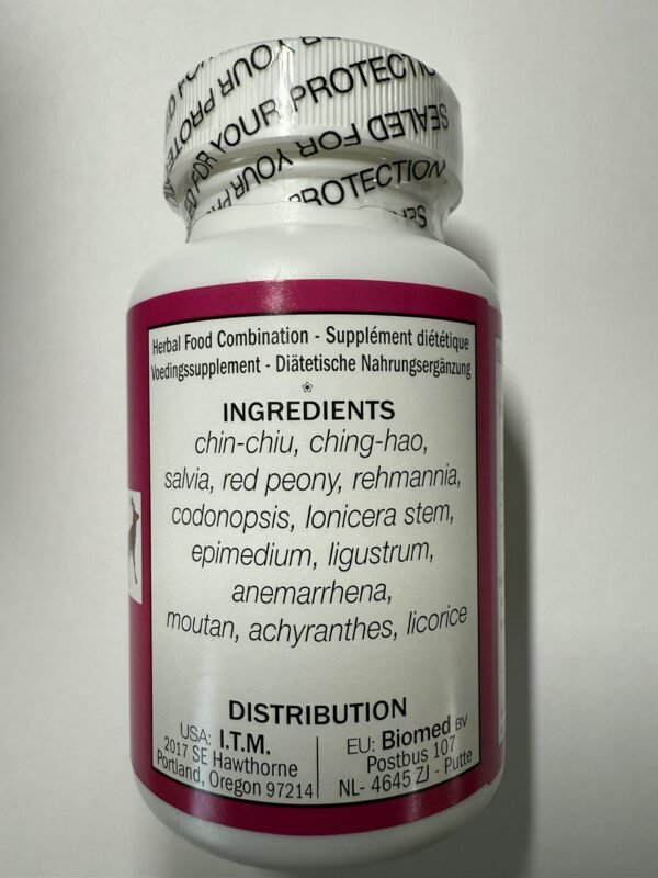 Caja de suplemento herbal Reconciling Seven Forests 100 cápsulas