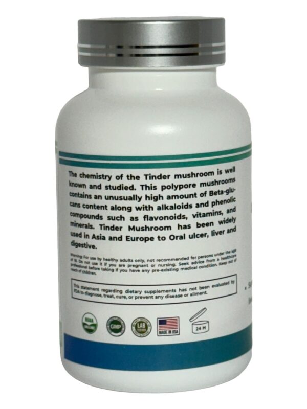 Caja del suplemento hongo Tinder MN Mother Nature 1000mg