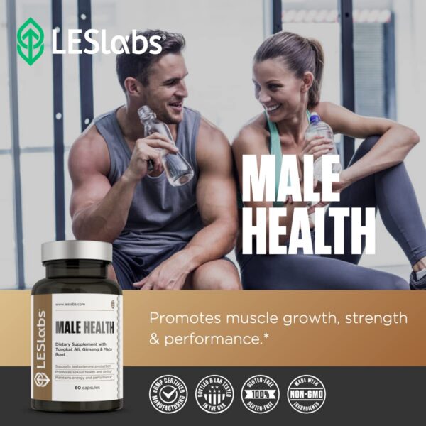 Suplemento LES Labs Male Health caja frontal