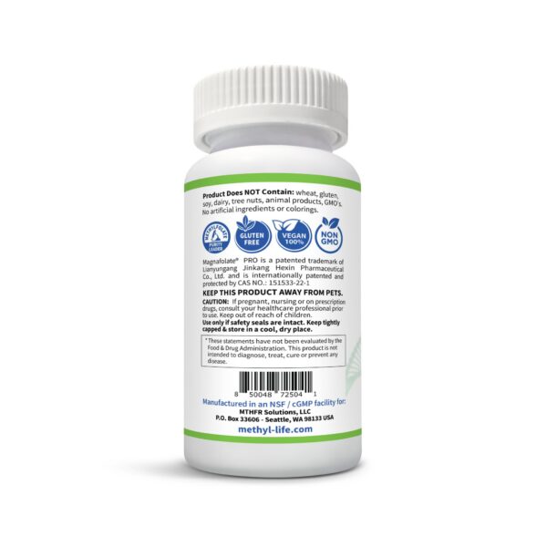 Version 1.0.0 Caja del suplemento Methyl-Life B-Methylated II