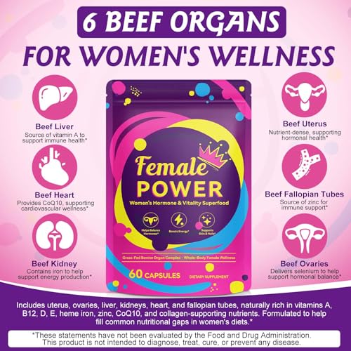 Caja del suplemento multivitamínico femenino sin aditivos artificiales