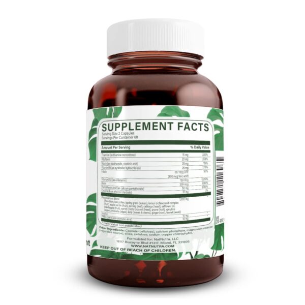 Caja suplemento Natural Nutra vitamina B para nervios