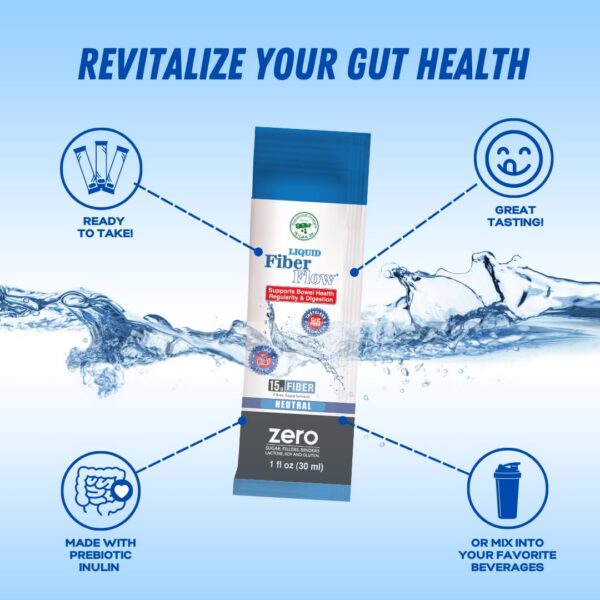 Caja suplemento prebiótico fibra líquida sin azúcar