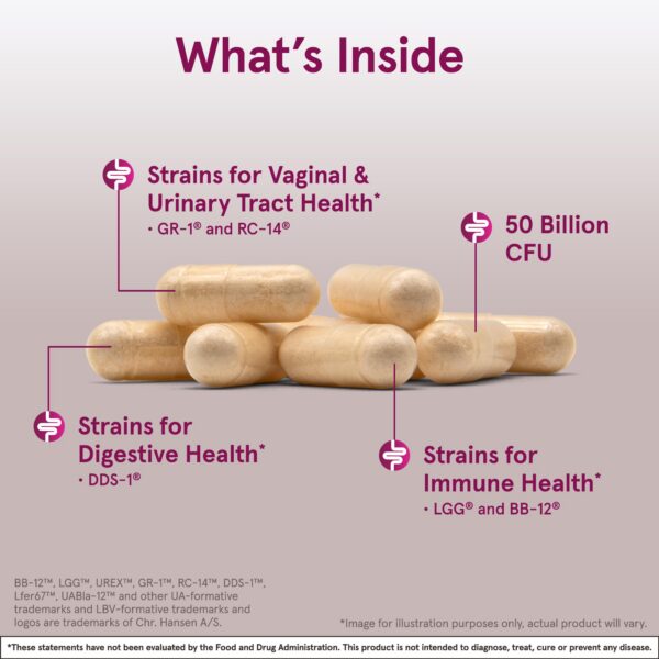 Caja de suplemento probiótico femenino Jarrow Formulas