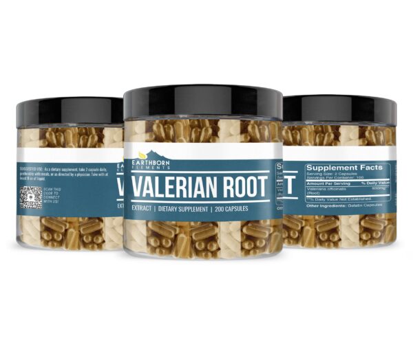 Version 1.0.0 Caja del suplemento raíz de valeriana pura Earthborn Elements