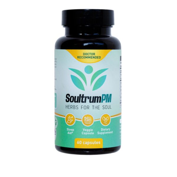 Version 1.0.0 Caja del suplemento para dormir Soultrum PM 60 cápsulas