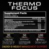 Caja del suplemento termogénico RAW Synergies ThermoFocus