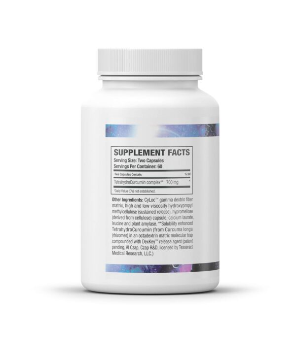 Caja de suplemento TetraCumin SR con Coenzima Q10 antioxidante