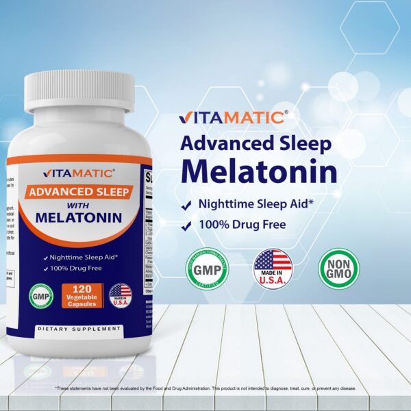 Version 1.0.0 Melatonina vitamatic para sueño libre de medicamentos