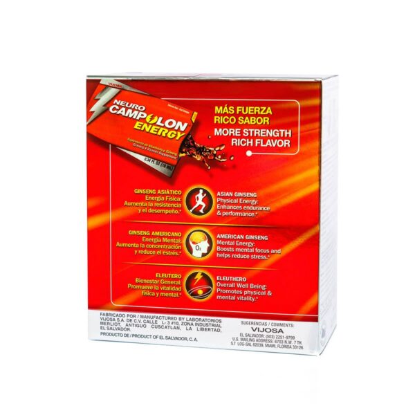 Caja suplementos vitamina b Vijosa Campolon energy