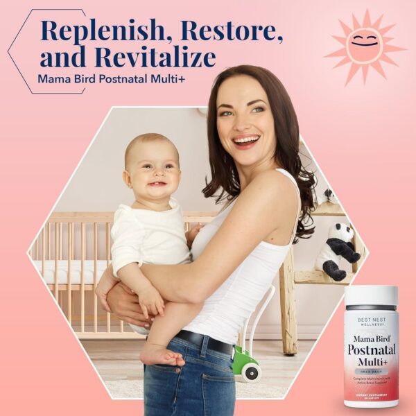 Caja suplementos vitamínicos postnatales Best Nest Wellness