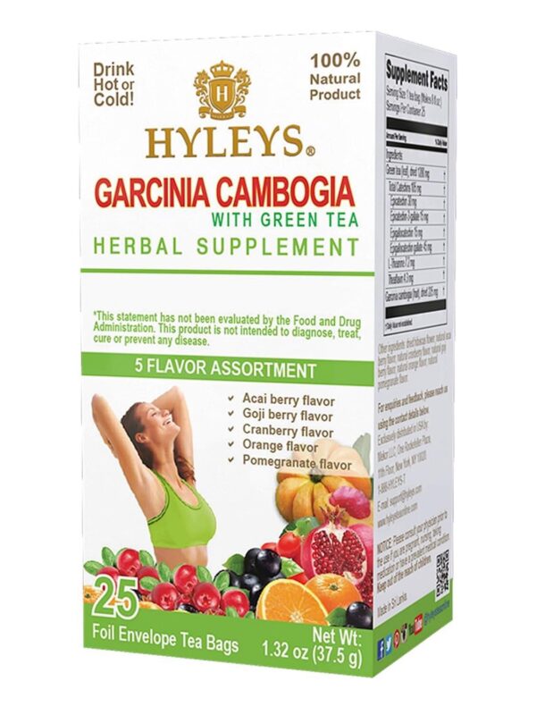 Version 1.0.0 Caja surtido té HYLEYS Garcinia Cambogia y té verde