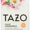 Caja de té de manzanilla calmante TAZO 20 bolsitas