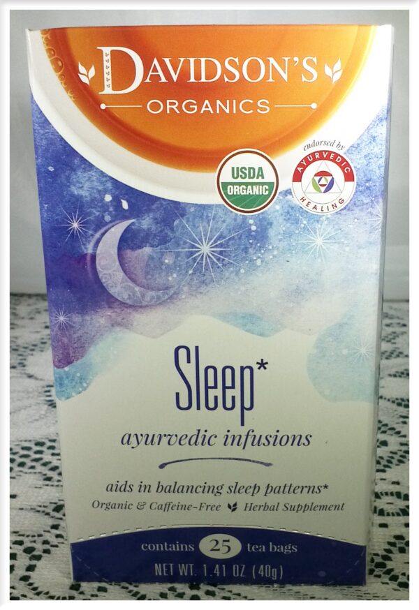 Caja de té orgánico ayurvédico Sleep con 25 bolsitas