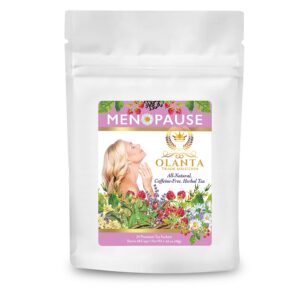 Bolsa de té para menopausia con ingredientes naturales